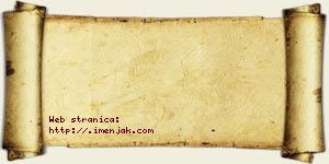 Zora Vasiljković vizit kartica